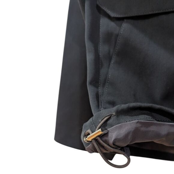 United Tokyo Japan Men's Sz 1 Dark Grey Contemporary Utility Jacket Waterproof - Picture 10 of 11